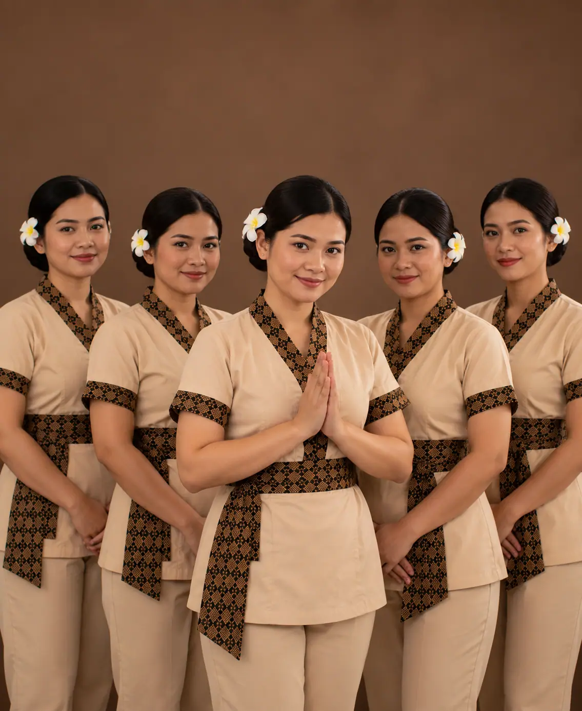 The Symphony Bali Spa therapist team
