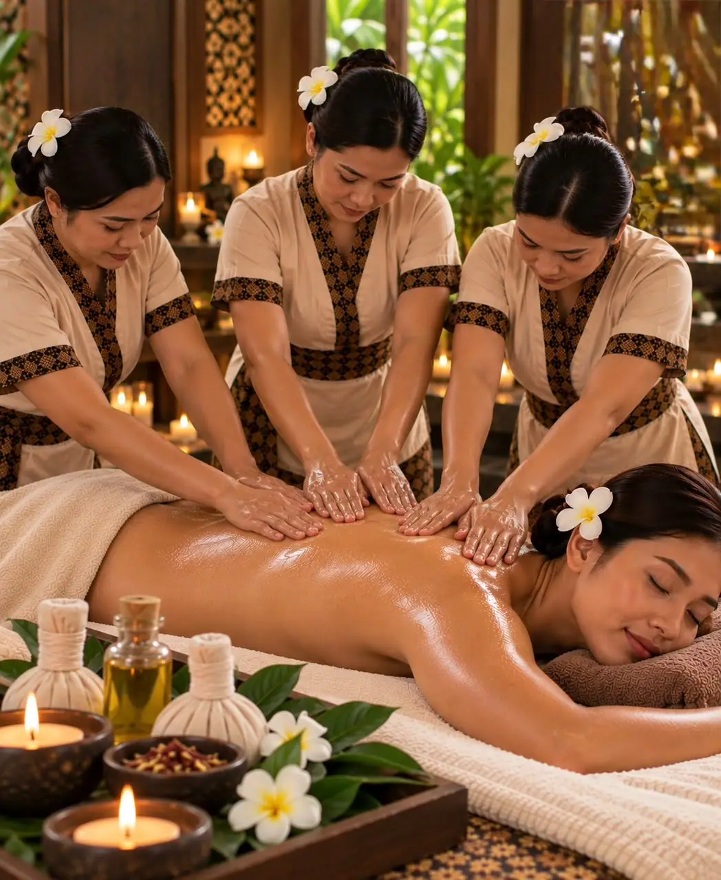 Six Hand Massage