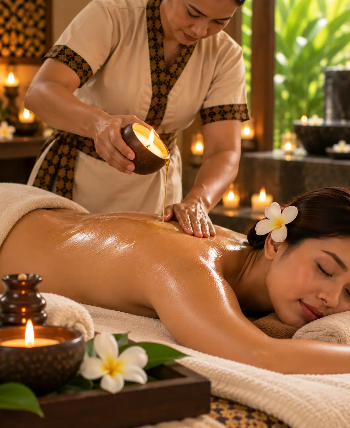 Wax Candle Massage