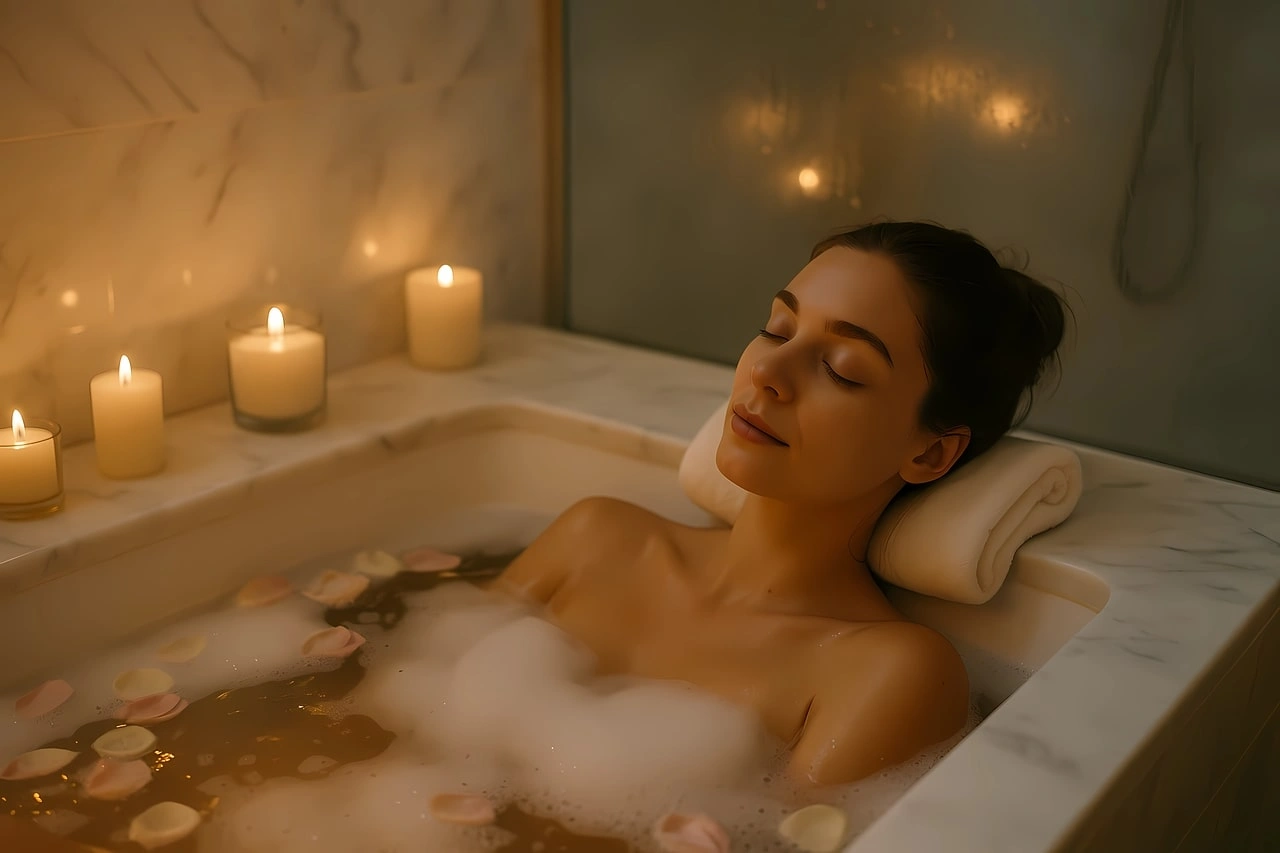 Jacuzzi bath relaxation at Symphony Bali Spa Madurai